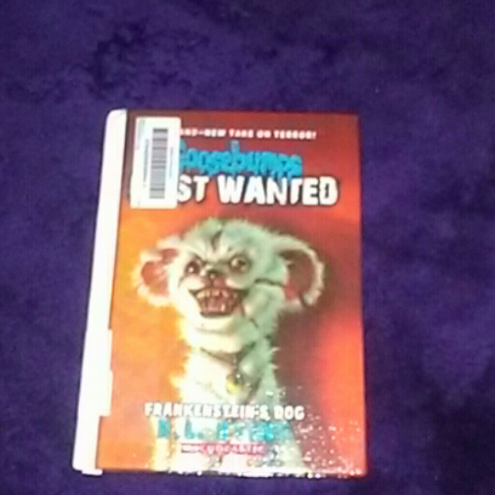 R.l stine scary book